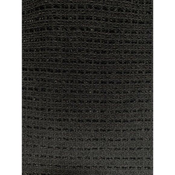 St John Evening Textured Knit Skirt Pencil Straight Knee Black Vintage 14 XL - Picture 5 of 6